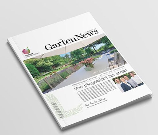 Ausgabe 37 der Onlinezeitung GartenNews mit einem Bericht über die Gärtnerei Daldrup.